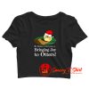 Christmas Otter Crop Top Shirt