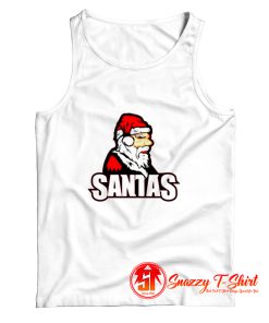 Christmas Santa Happy New Year Tank Top