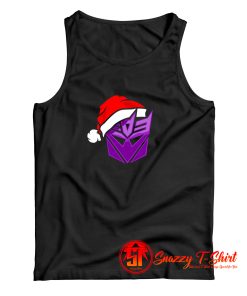 Christmas Santa Transformers Decepticon Tank Top