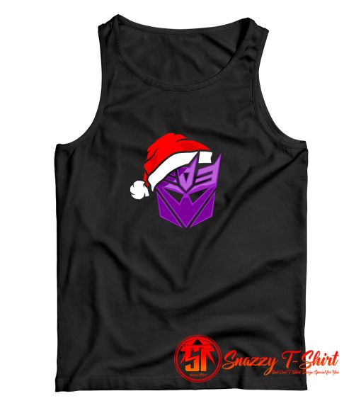 Christmas Santa Transformers Decepticon Tank Top