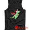 Christmas Tree T Rex Funny Parody Tank Top