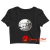 Christmas Vibes Flying Over The Moon Crop Top Shirt