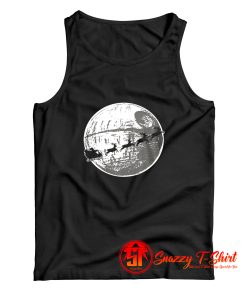 Christmas Vibes Flying Over The Moon Tank Top