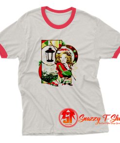 Christmas girl Ringer Tee