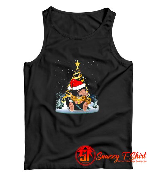 Christmas tree Under Snow Niffler Santa Hat Tank Top