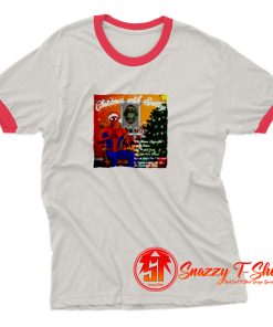 Christmas with Spidey Ringer Tee