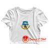 Chuck E Cheese Smile America Style Crop Top Shirt