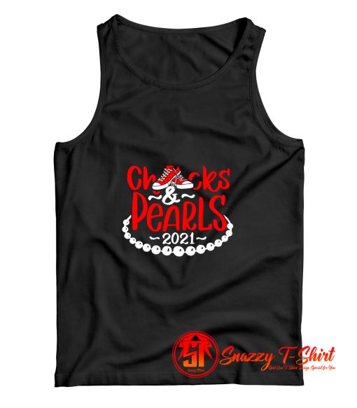 Chucks Pearls Kamala Harris Tank Top