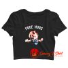 Chucky Free Hugs Childs Play Horror Movie Crop Top Shirt