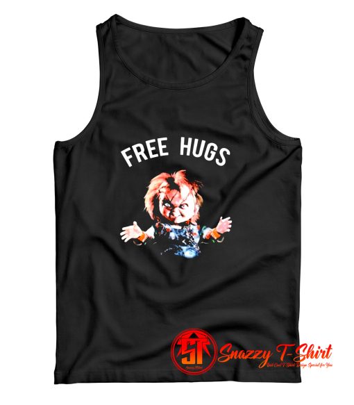 Chucky Free Hugs Childs Play Horror Movie Tank Top