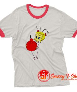 Cindy Lou Who the grinch Ringer Tee