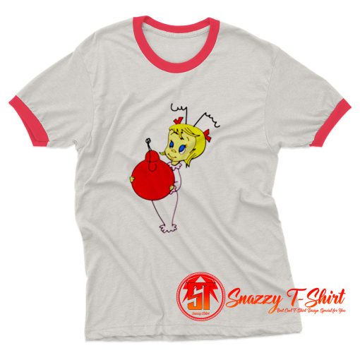 Cindy Lou Who the grinch Ringer Tee