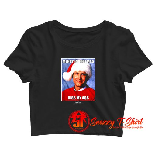 Clark Griswold Kiss My Ass Christmas Crop Top Shirt