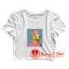 Classic Bart Cartoon Crop Top Shirt