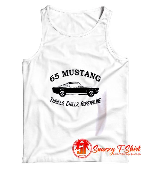 Classic Car Shirt of 1965 Ford Mustang Tank Top