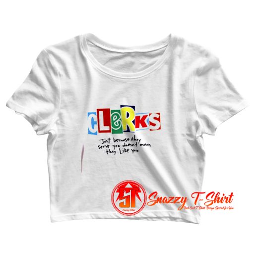 Clerks Comedy Film Crop Top Shirt