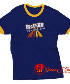 Coca Cola Mr. Pibb Soda Vintage Ringer Tee