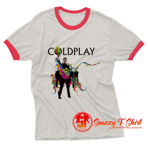 Coldplay Rock Band Ringer Tee