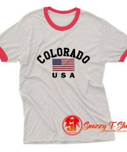 Colorado USA Ringer Tee