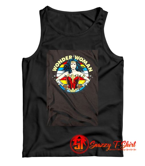 Colorful Pose Wonder Woman Tank Top