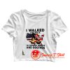 Combat Boots And Dogtags American Flag Crop Top Shirt