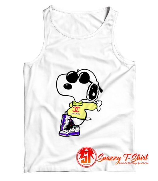 Coo Chanel Fly Snoopy Tank Top