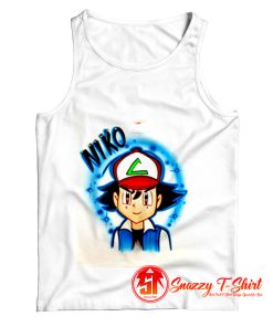 Cool Ash Ketchum Airbrushed Unisex Tank Top