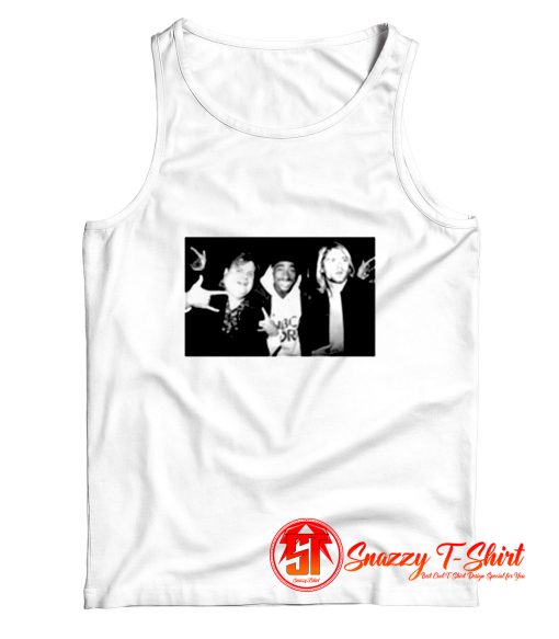 Cool Chris Farley Kurt Cobain Tupac Vintage Tank Top