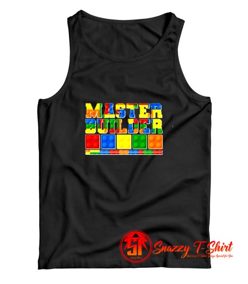 Cool Master Builder Lego Fan Tank Top