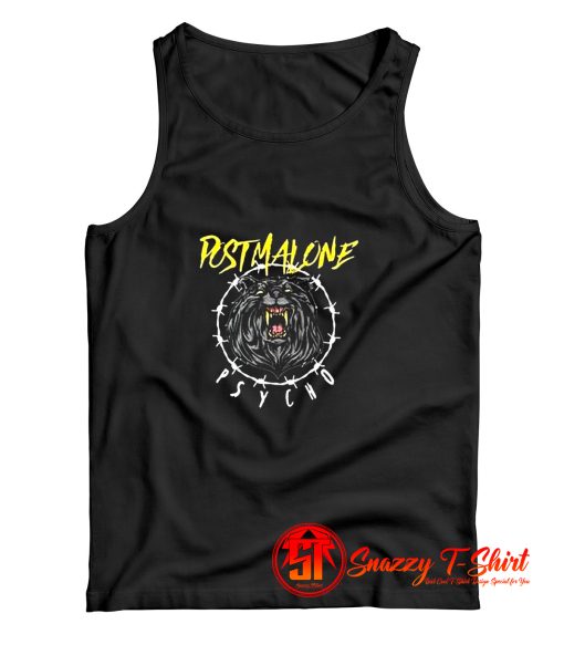 Cool Post Malone Psycho Tank Top