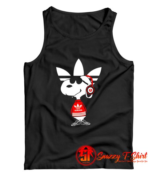 Cool Snoopy Adidas Parody Tank Top