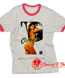 Copacabana Brasil Brazil Hot Sexy Girl Model Kate Moss Ringer Tee