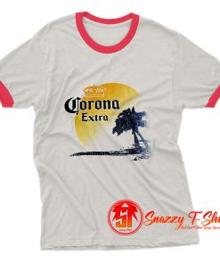 Corona Extra Beer Palm Beach Ringer Tee