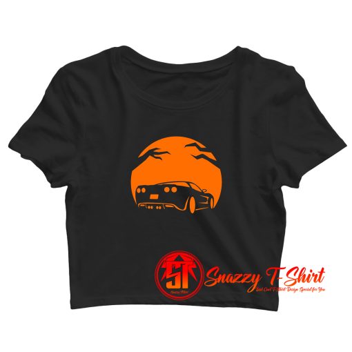 Corvette Pumpkin Crop Top Shirt