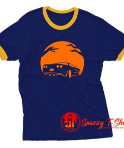 Corvette Pumpkin Ringer Tee