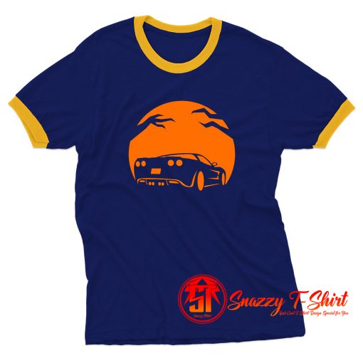 Corvette Pumpkin Ringer Tee