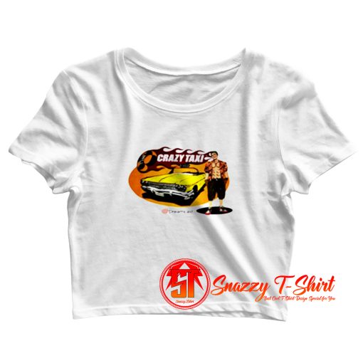 Crazy Taxi Sega Dreamcast Throwback Crop Top Shirt