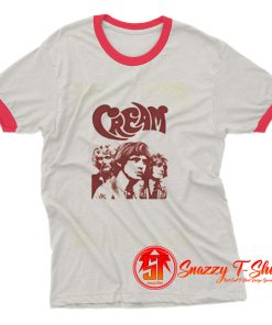 Cream Psychedelic Acid Blues Rock Ringer Tee