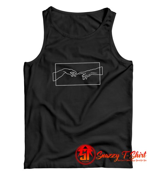 Creation Hands Line Art Tank Top