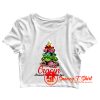 Crocin Around The Christmas Tree Crop Top Shirt