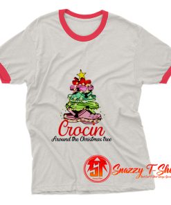 Crocin Around The Christmas Tree Ringer Tee