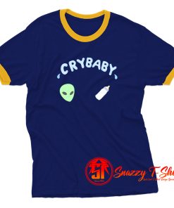 Cry baby Alien Ringer Tee