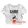 Cube Records Crop Top Shirt