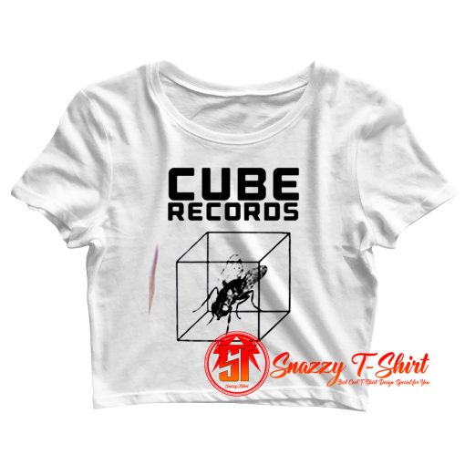 Cube Records Crop Top Shirt