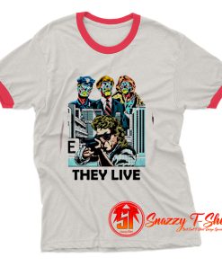 Cult Sci Fi Thiriller They Live Ringer Tee