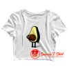 Cute Avocado Beer Belly Crop Top Shirt