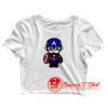 Cute Captain America Chibi Crop Top Shirt