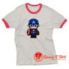 Cute Captain America Chibi Ringer Tee