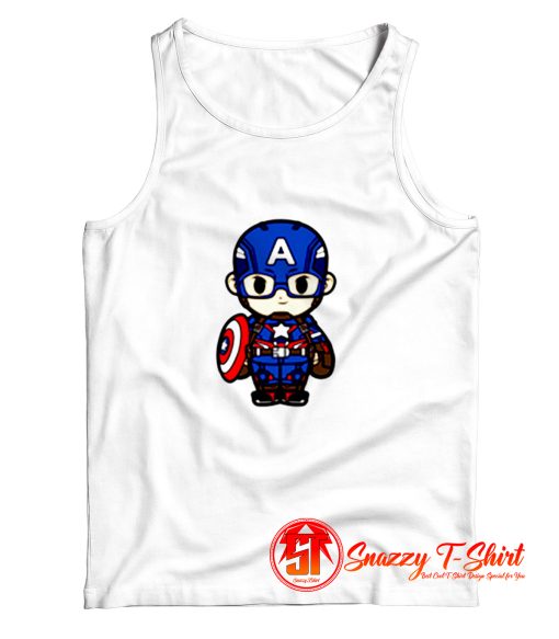 Cute Captain America Chibi Tank Top