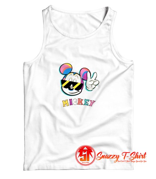 Cute Disney Mickey Mouse Eyeglasses Tank Top